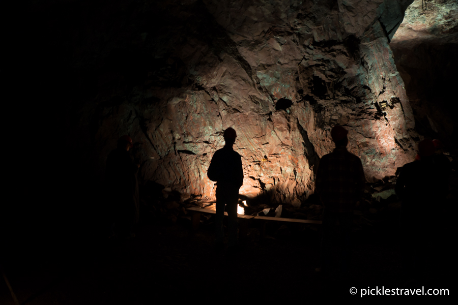 Not quite pitch black at Soudan Underground Mine