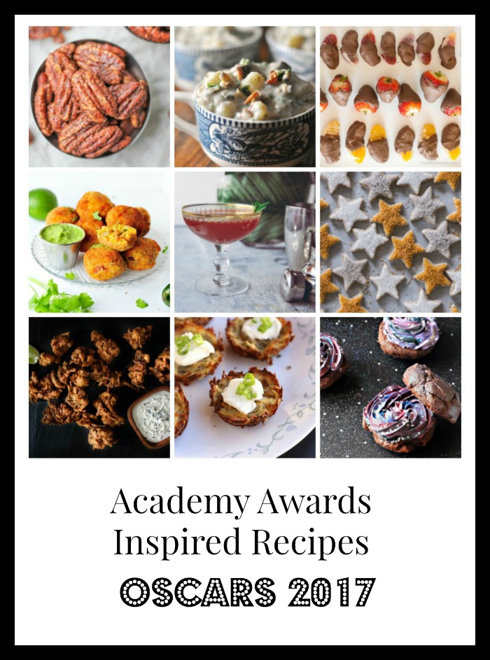 Whether you're hosting or just eating these appetzier recipes are the best of the best for celebrating the Oscars. All of them are based off the movies that were elected for best picture. Enjoy your party and your sweets and savory treats