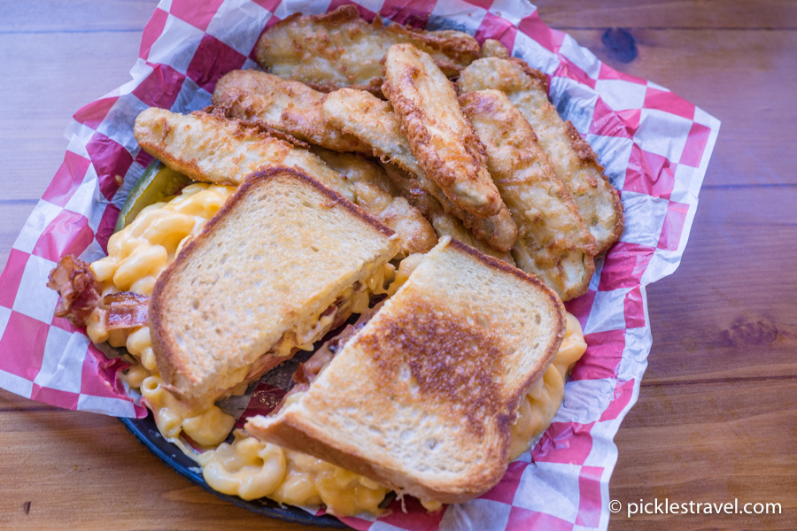 Newts mac and cheese grilled cheese