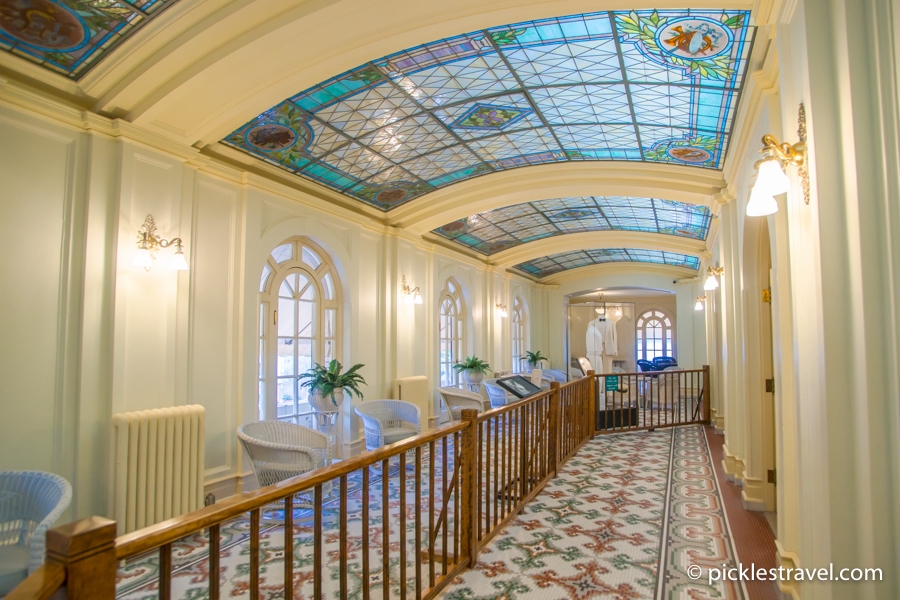 Fordyce Bathhouse Hot Springs National Park stained glass