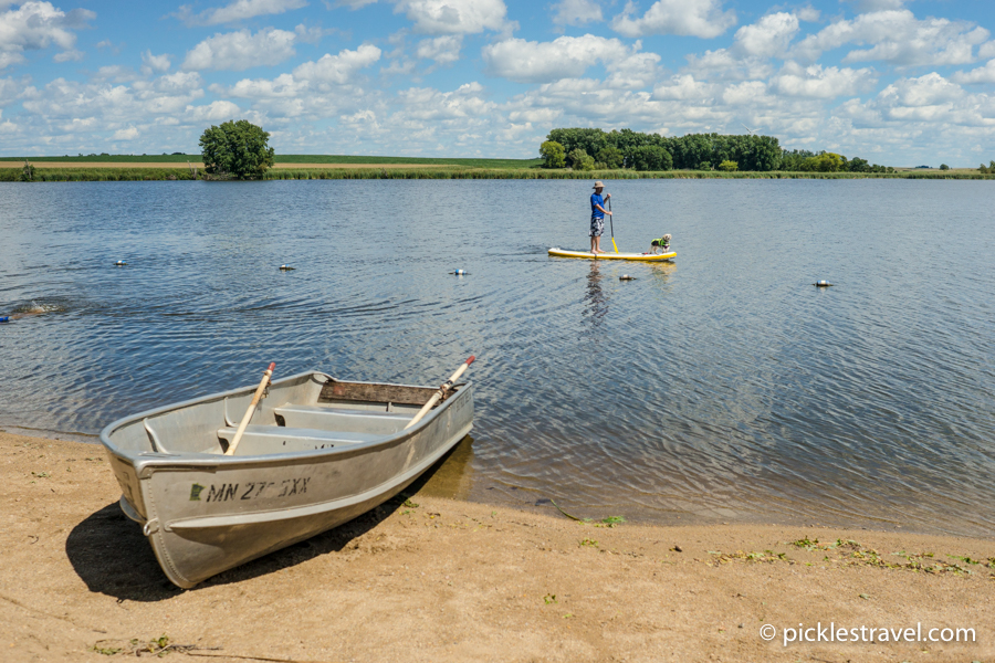 Boating, Swimming and paddle boarding at Split Rock Creek state Park