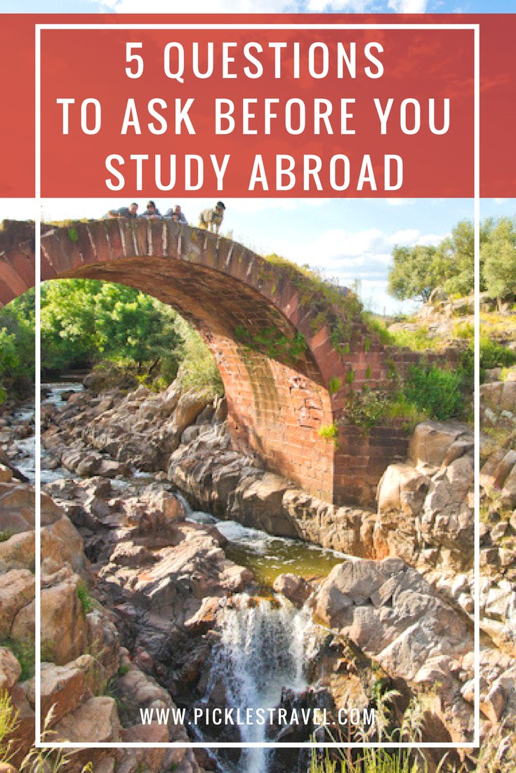 Study Abroad Tips start with these 5 questions to ask to help pick which programs and countries to apply to, like London, England versus Spain or Italy. Once you answer these questions applying for scholarships and everything else is easy.