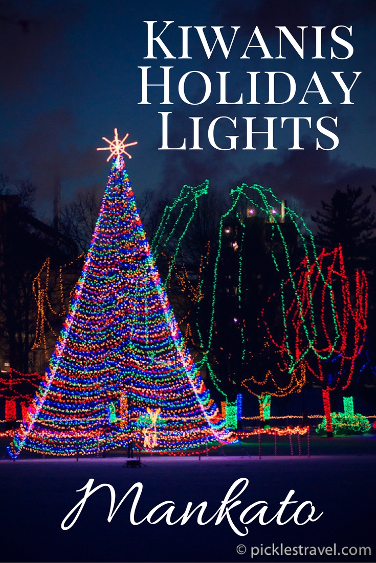 A colorful Christmas outdoor Holiday Light show by the Kiwanis club in Mankato- on display in Sibley Park- the perfect winter activity for the whole family to enjoy. Click to find out when Santa is available