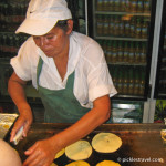 Tortilla making for pupusas