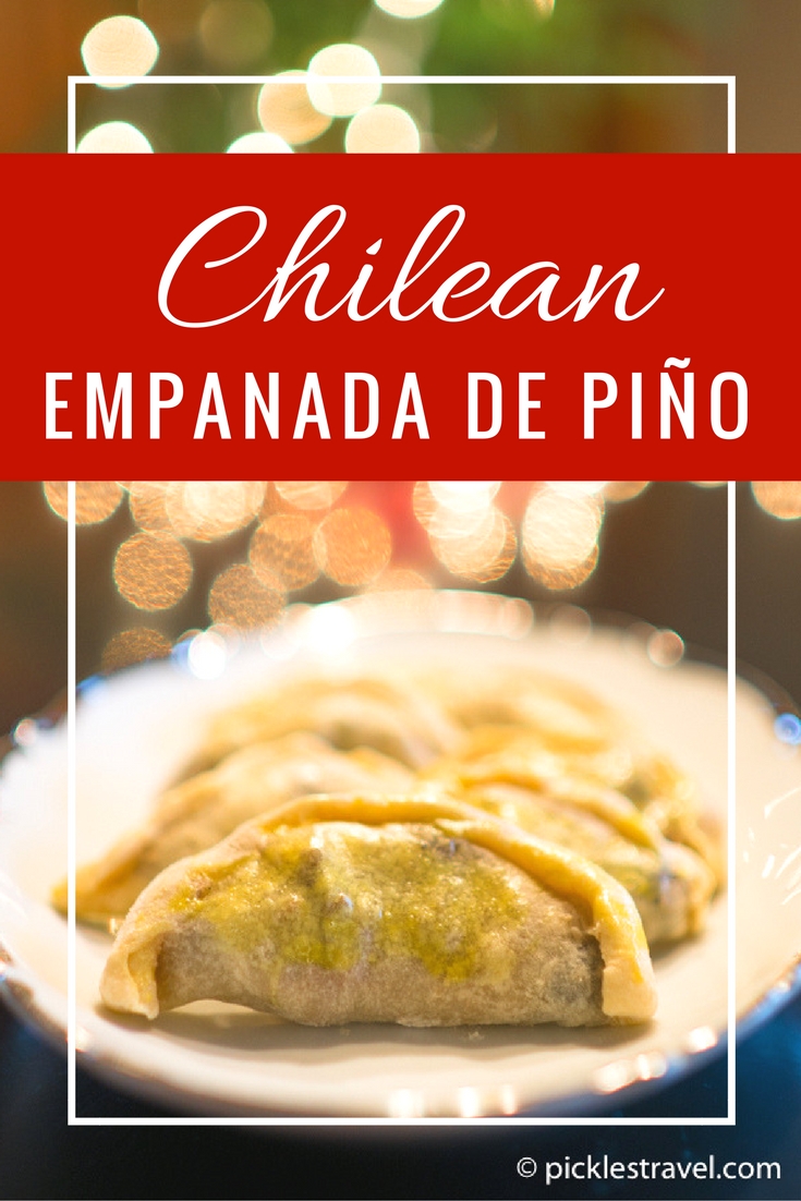 Recipe for Chilean Pino (Piño) Empanada- the perfect party appetizer whether for the Super Bowl or a backyard BBQ it's a creative idea that no one else will be serving and everyone will be eating