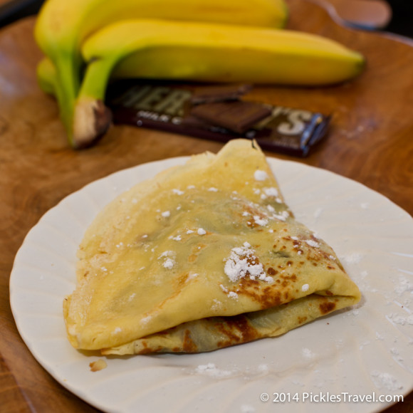 Recipe For Banana-Chocolate Filled Crepes | Saturday Morning Breakfast