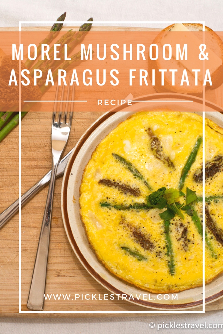 Eggs, morel mushrooms and asparagus are a delicious and easy spring recipe combo that is healthy and cheap if you forage these wild edibles or grow them! This frittata is fast and easy to cook and makes a beautiful presentation for a weekend brunch.