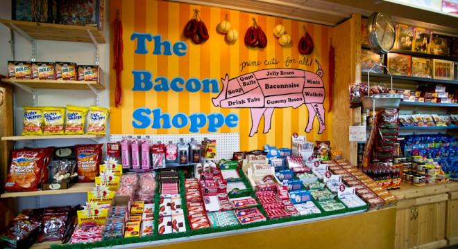 The Bacon Shoppe at the Big Yellow Barn in Jordan