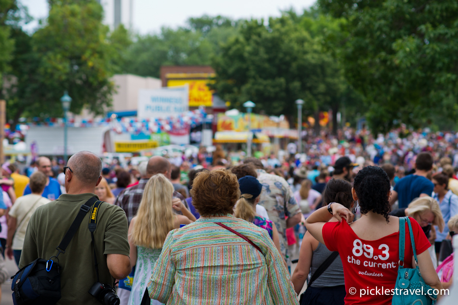 Great MN Get Together- Crowds fill Judson Ave at Minnesota State Fair