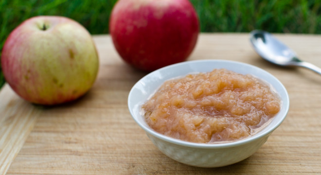 Fresh Applesauce straight out of the garden