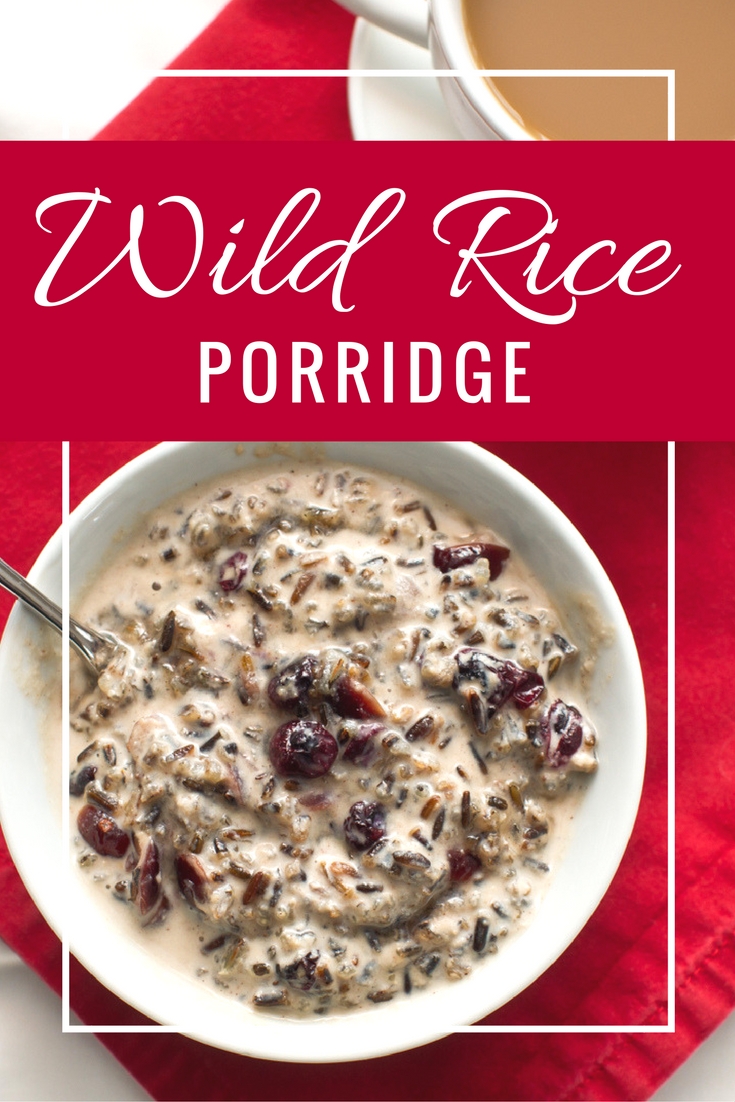 Wild Rice Porridge Recipe