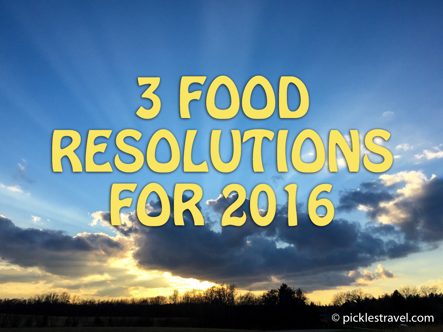 3 food resolutions for 2016