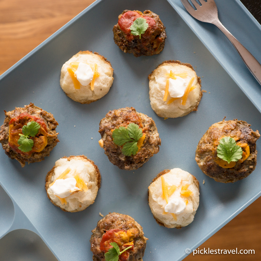 Meatball and Potato Appetizers