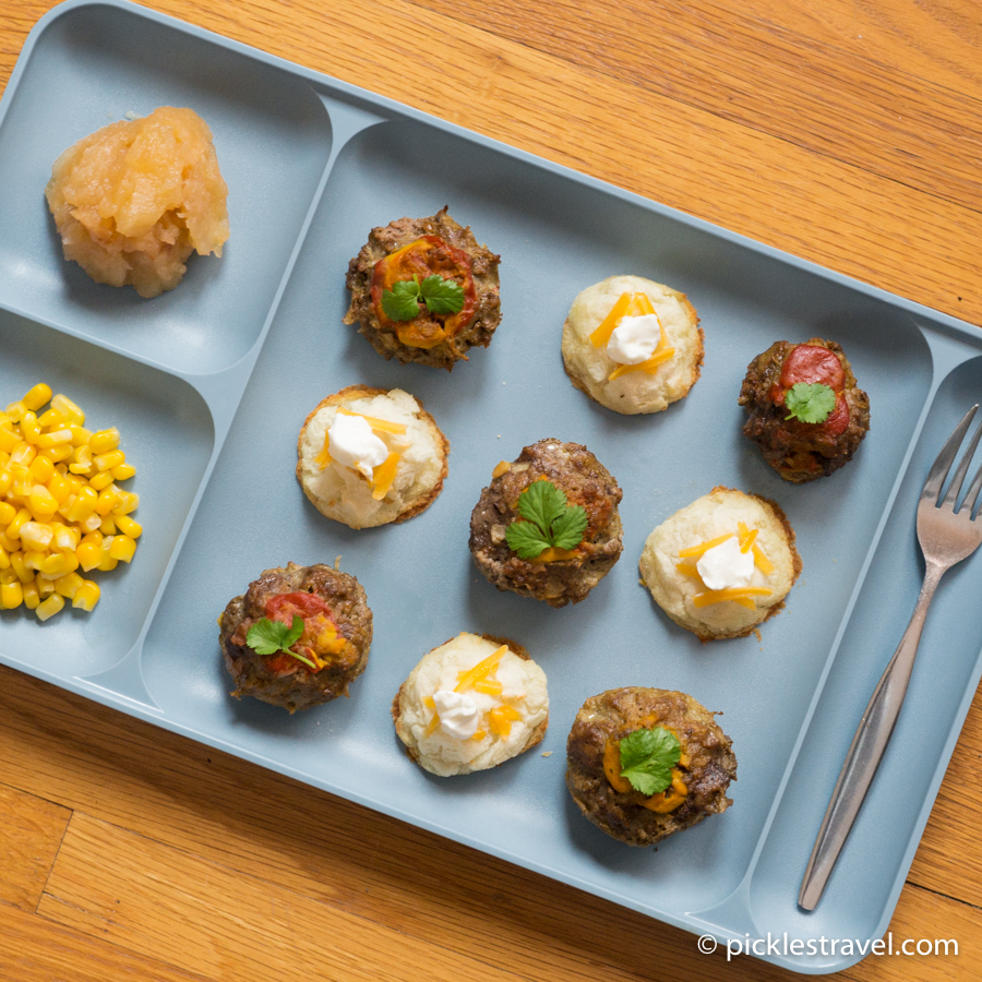 Bitesize meatloaf appetizers