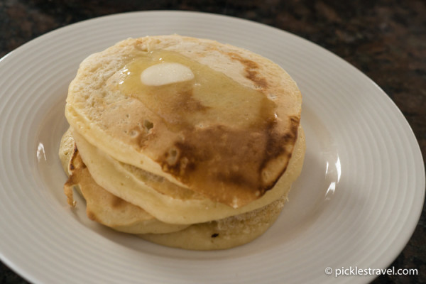 Buttermilk pancakes made with "expired" milk