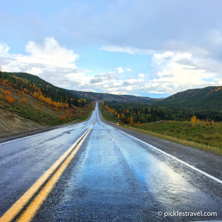 Wet Roads on a road trip