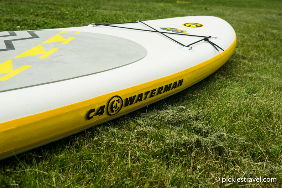 C4 Waterman Inflatable SUP - Paddle Board • Pickles Travel Blog 