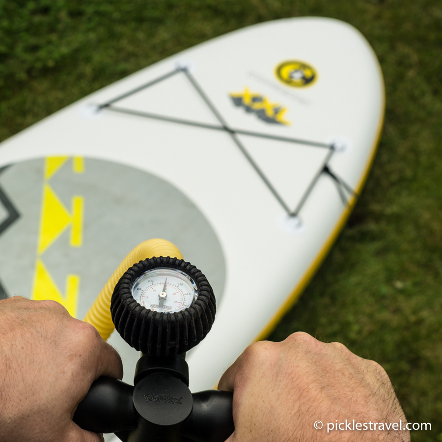 C4 Waterman Inflatable SUP - Paddle Board • Pickles Travel Blog 