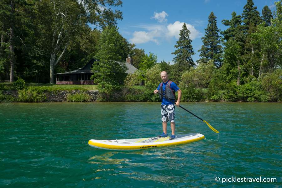 Paddle Boarding at Joyce Estate