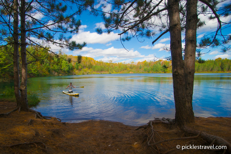 SUP on Yawkey Mine Lake