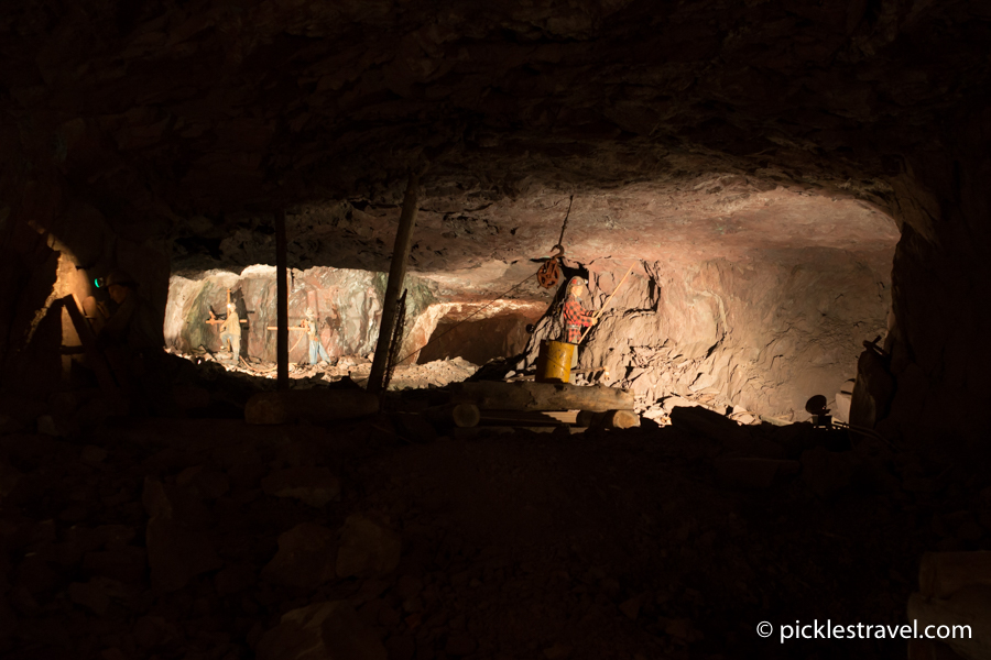 1/2 mile underground at Soudan Underground Mine