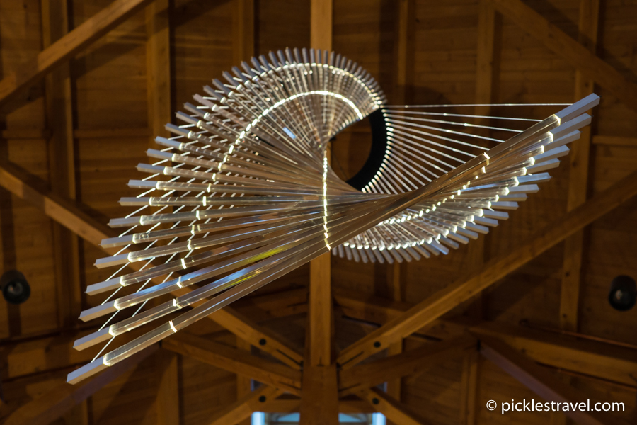 Bruce Munro Chindi installation winter light