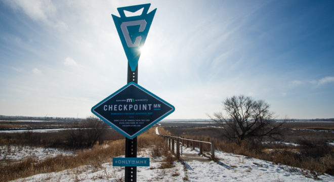 Checkpoint MN sign