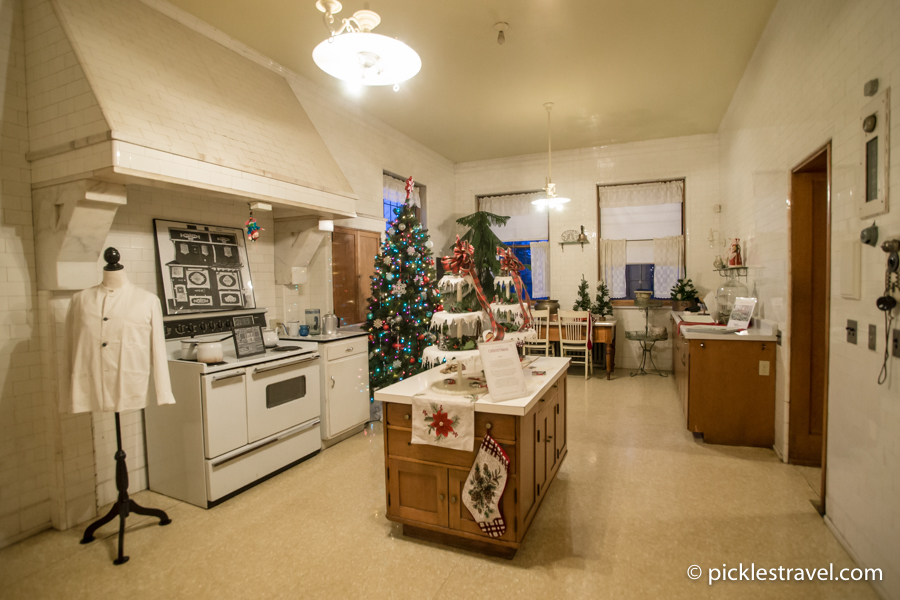 Christmas time in the Kitchen at Glensheen Mansion