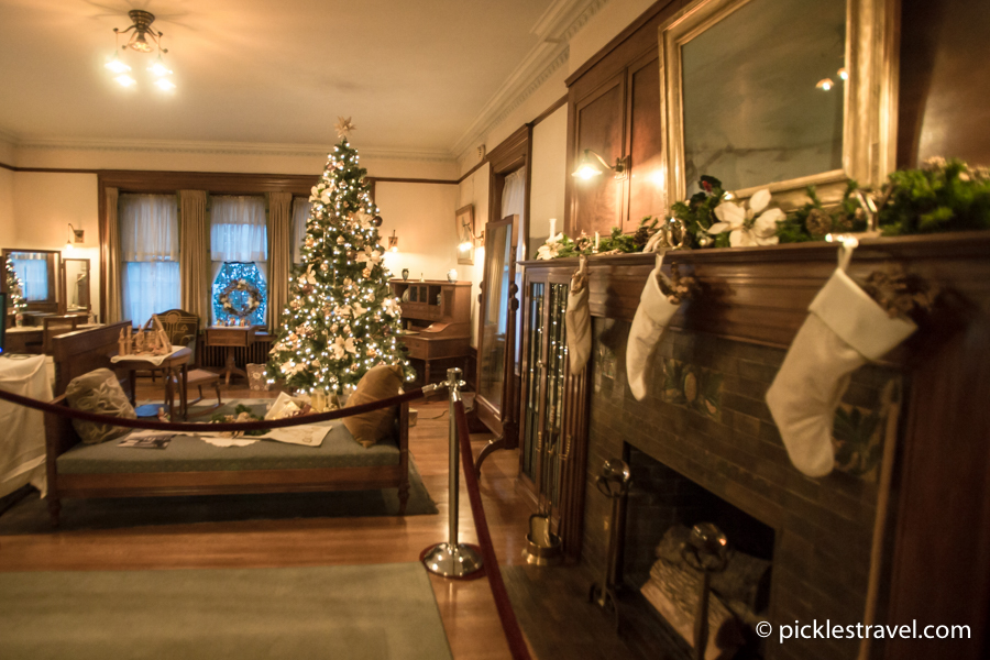Glensheen Mansion Christmas TREES in every room