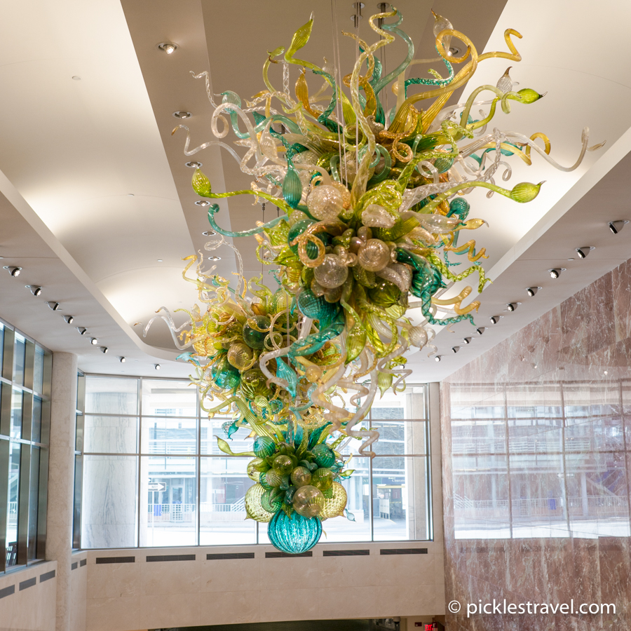 Dale Chihuly glass at Mayo Clinic Rochester
