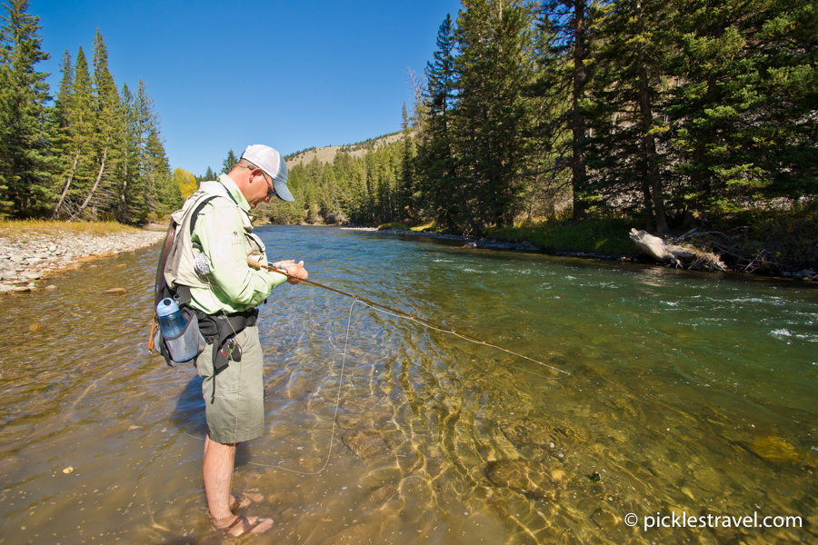 guided fly fishing the Gallatin River
