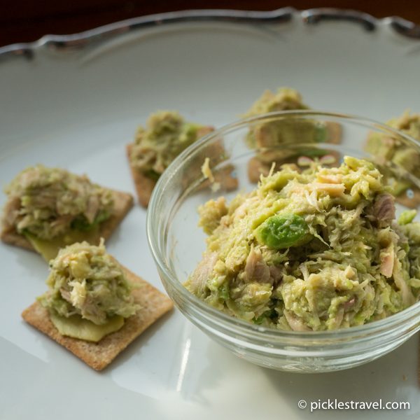 Tuna Fish and Avocado Appetizer • Pickles Travel Blog | Eco-Friendly Living