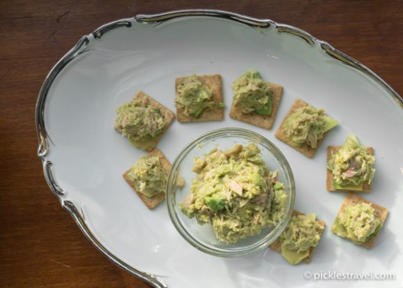 Tuna Fish and Avocado Appetizer • Pickles Travel Blog | Eco-Friendly Living