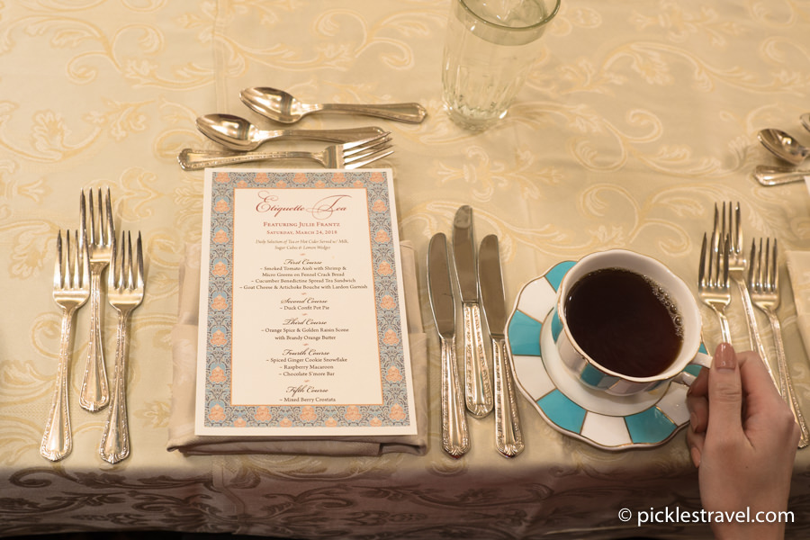 Etiquette Tea at the Saint Paul Hotel