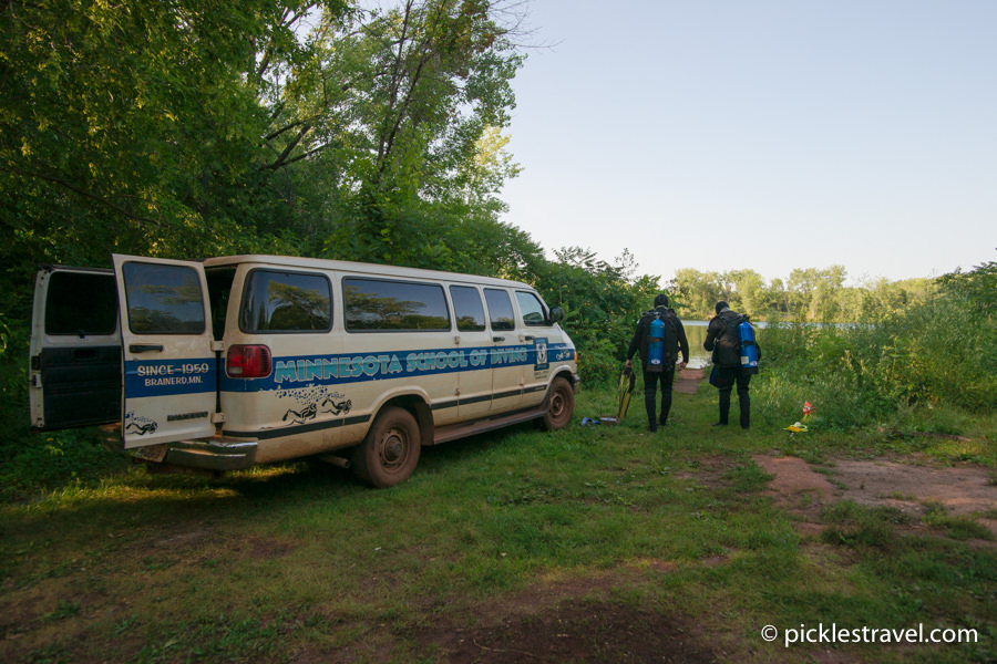 Scuba Diving Cuyuna Country State Park with Minnesota Diving School