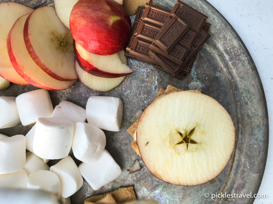 Fresh Apple s'more recipe