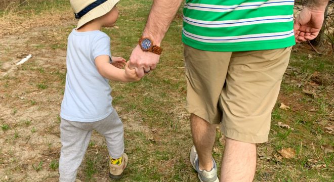 A Father's Day Walk Hand in Hand with JORD wood watch